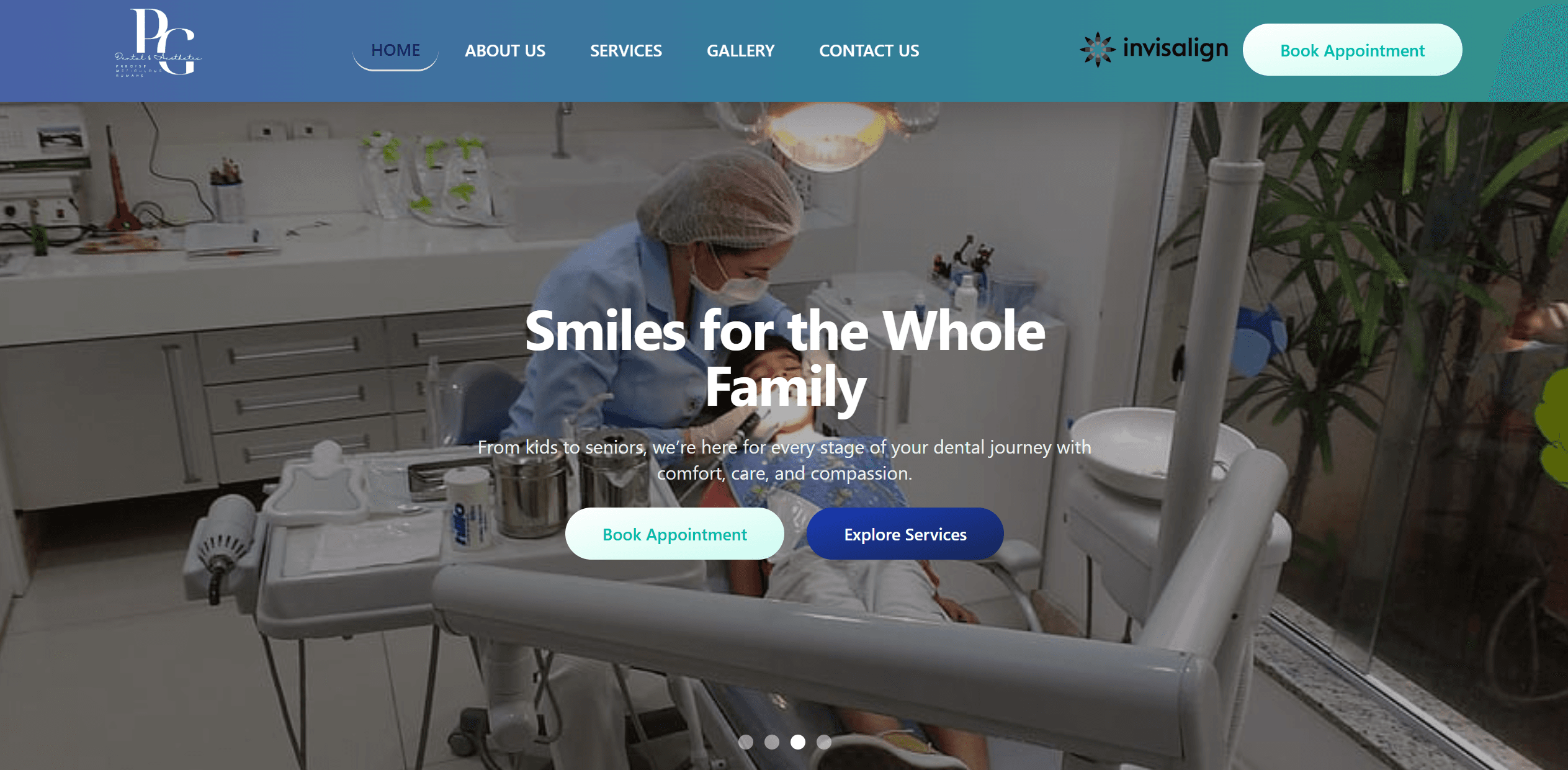 Dental Speciality Centre — Clinic Website screenshot